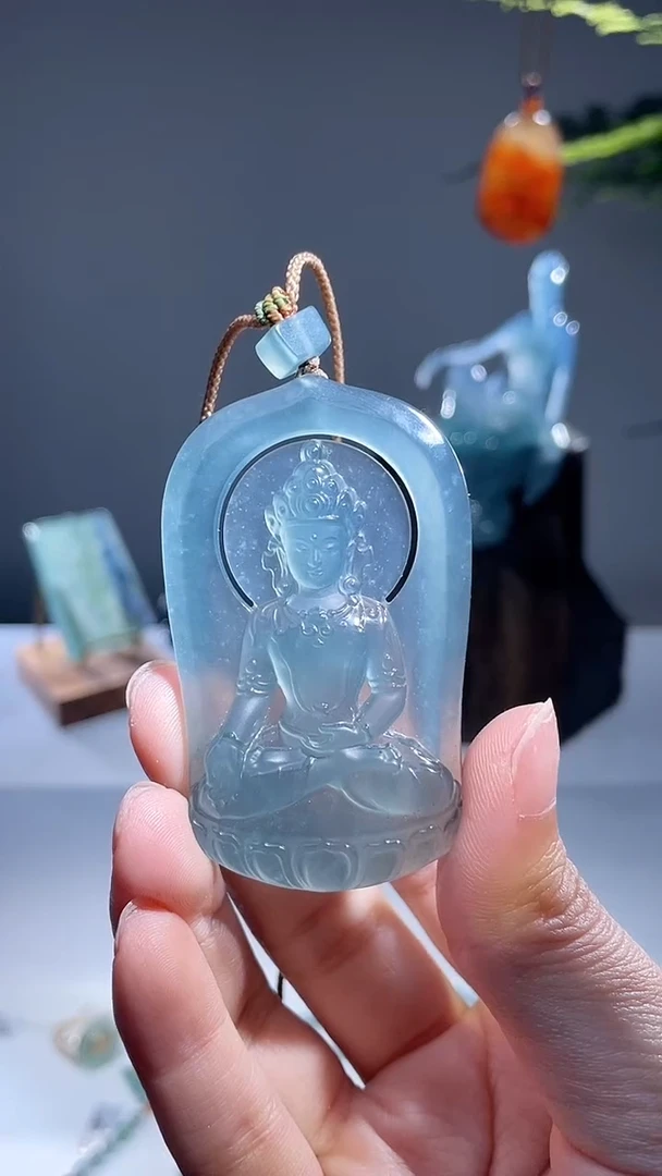 颈饰未镶嵌翡翠呜****突度母