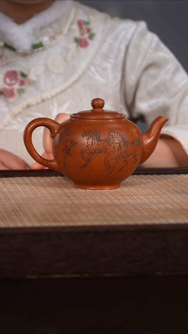 茶壶紫砂桃花泥 460cc