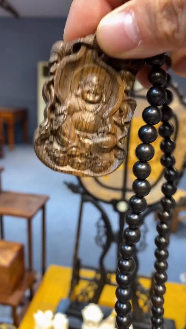 木壹壹 工艺品 福利 捡漏 888 弥勒脖挂