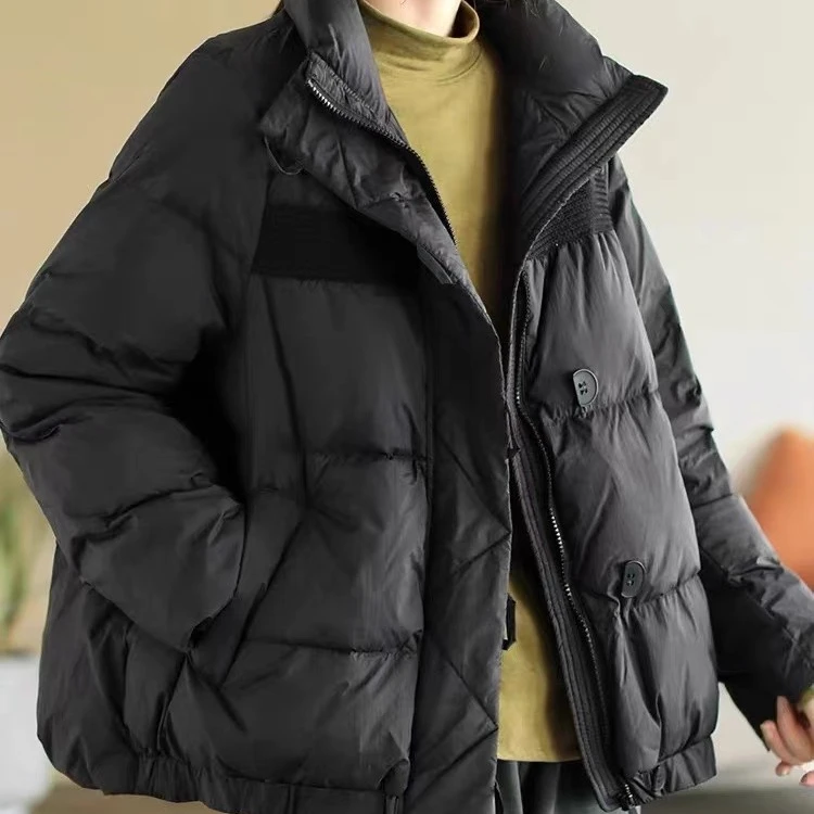 冬季羽绒服全新！高品白鸭绒羽绒服短款