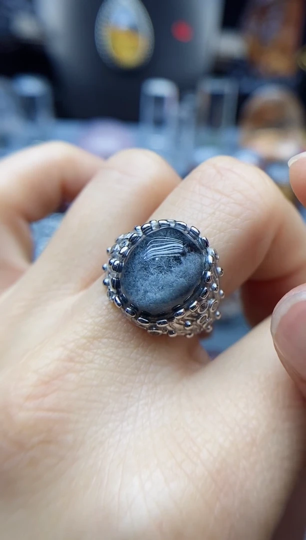 【闪购商品】水晶戒指银S925镶嵌水晶