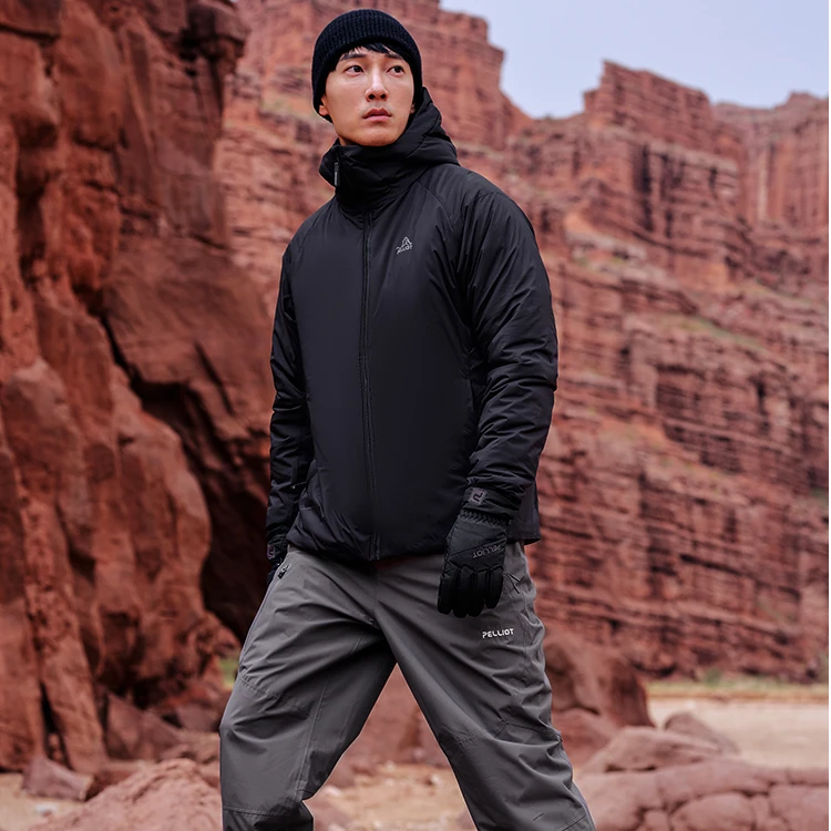 【100g连帽】伯希和Primaloft金标棉服男户外轻薄保暖聚热爬山男