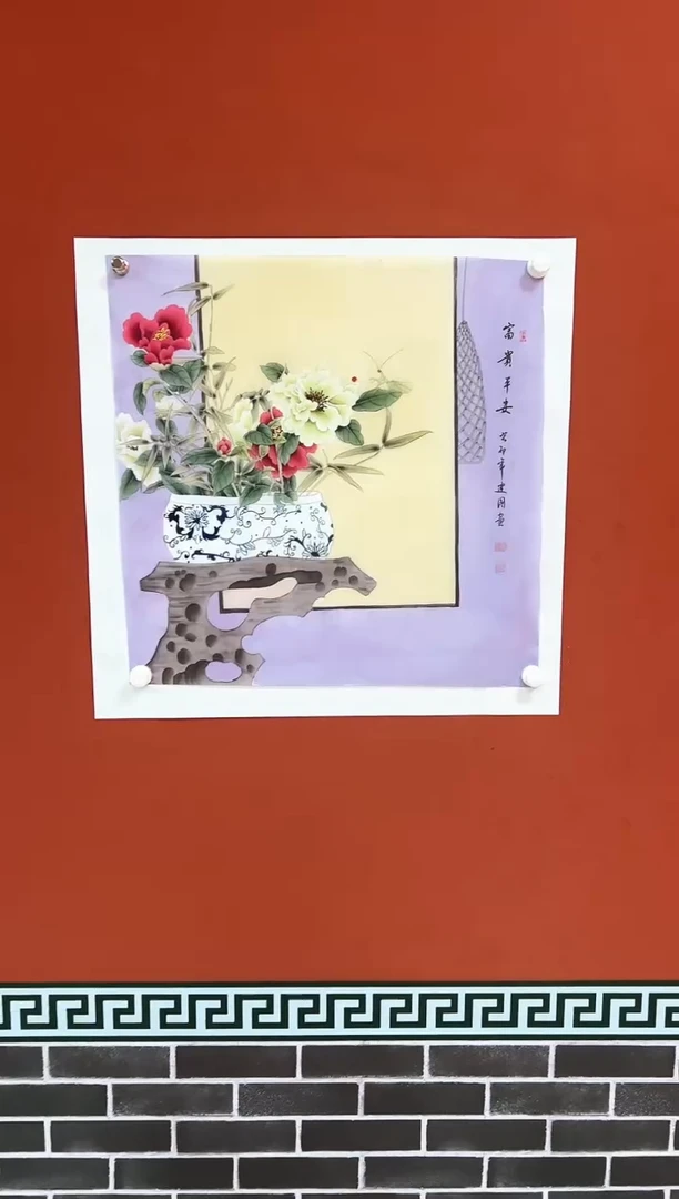 国画葛建国 国画手绘作品