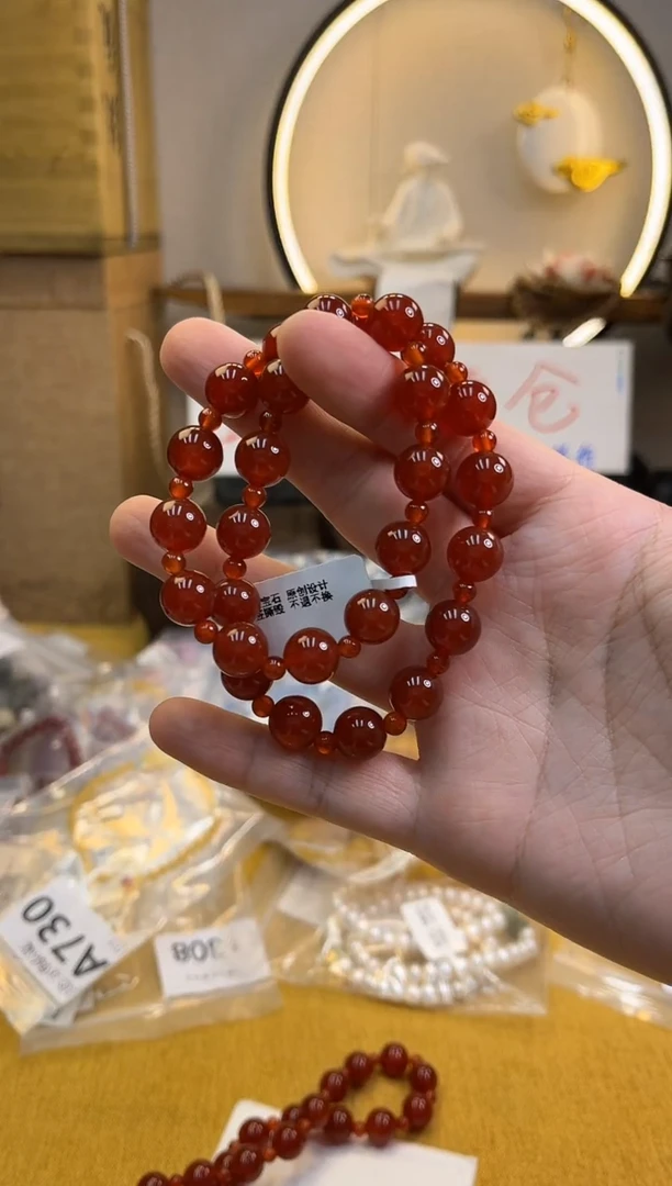 未镶嵌手链玛瑙/玉髓货号720