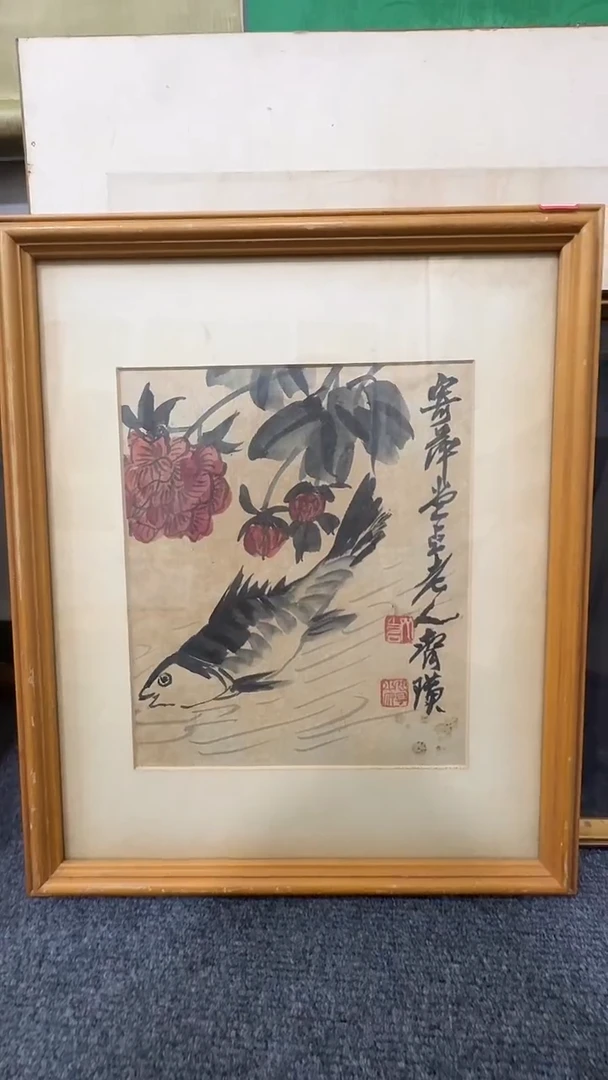 竖款玲珑阁书画艺术作品