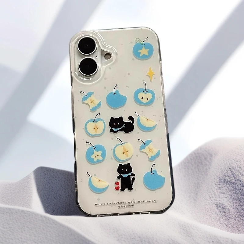 小众ins适用于苹果猫咪适16新款韩系15promax女款iphone14小米15