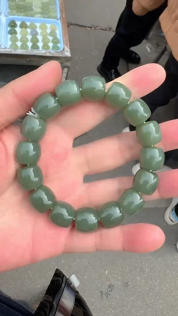 【闪购商品】和田玉颈饰未镶嵌手串14
