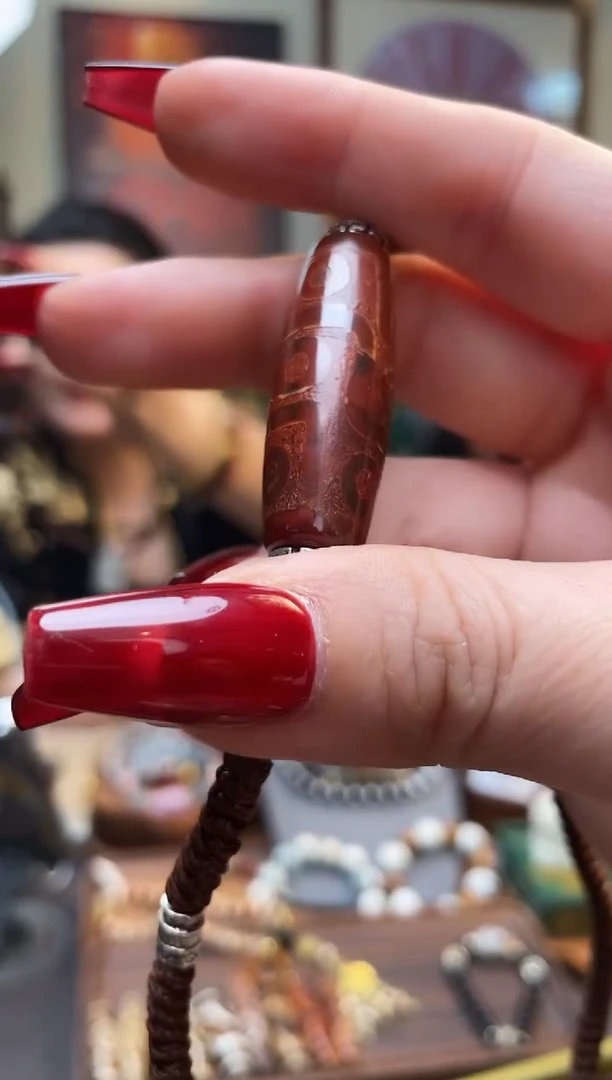 【闪购商品】紫金鼠手串0124-010火供9眼项链