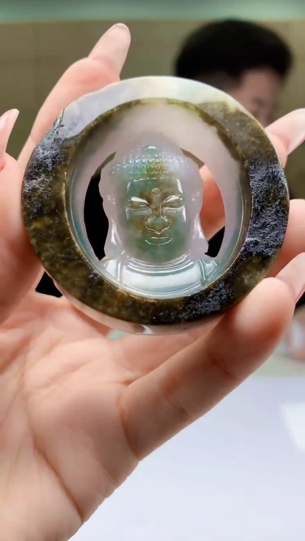 【闪购商品】定制翡翠未镶嵌4917ty-毛货挂件99