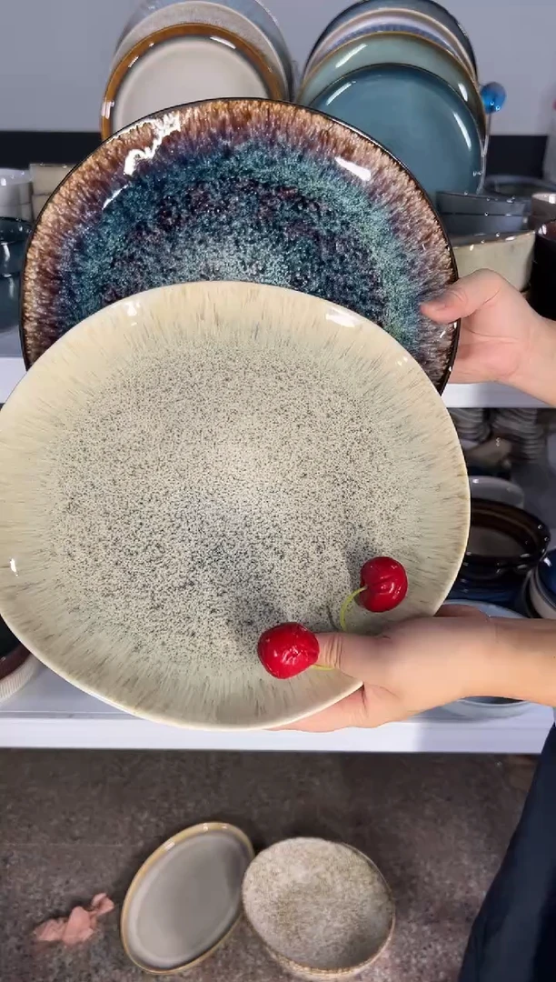 陶瓷外贸尾货瑕疵满20包邮X2 大盘