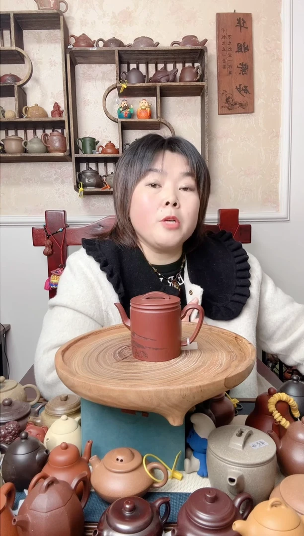 【闪购商品】紫砂茶壶龙血砂   汉瓦 300CC