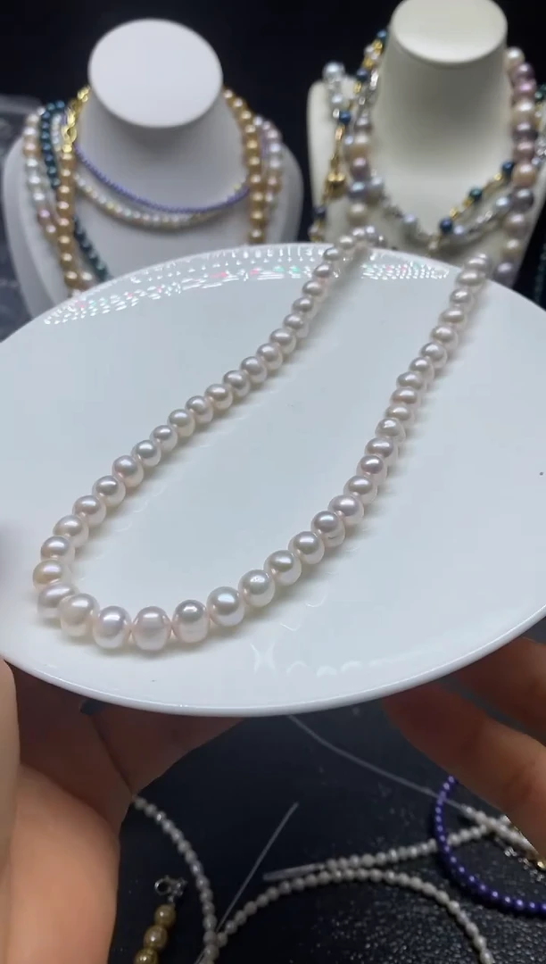 淡水珍珠未镶嵌颈饰多人
