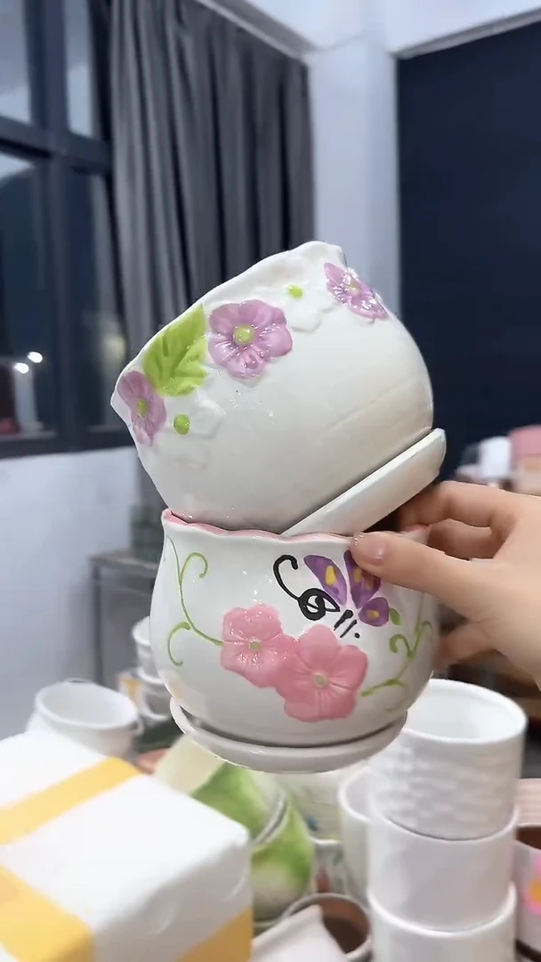 高温陶瓷花盆+13-21