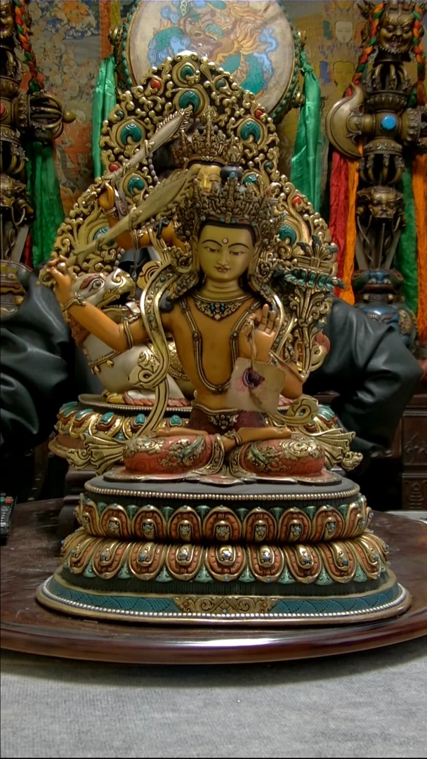 s**i铜像造像收藏铜像造像收藏文殊