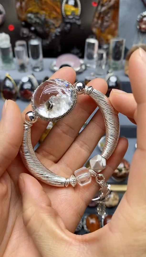 【闪购商品】水晶手链银S925镶嵌水晶水晶