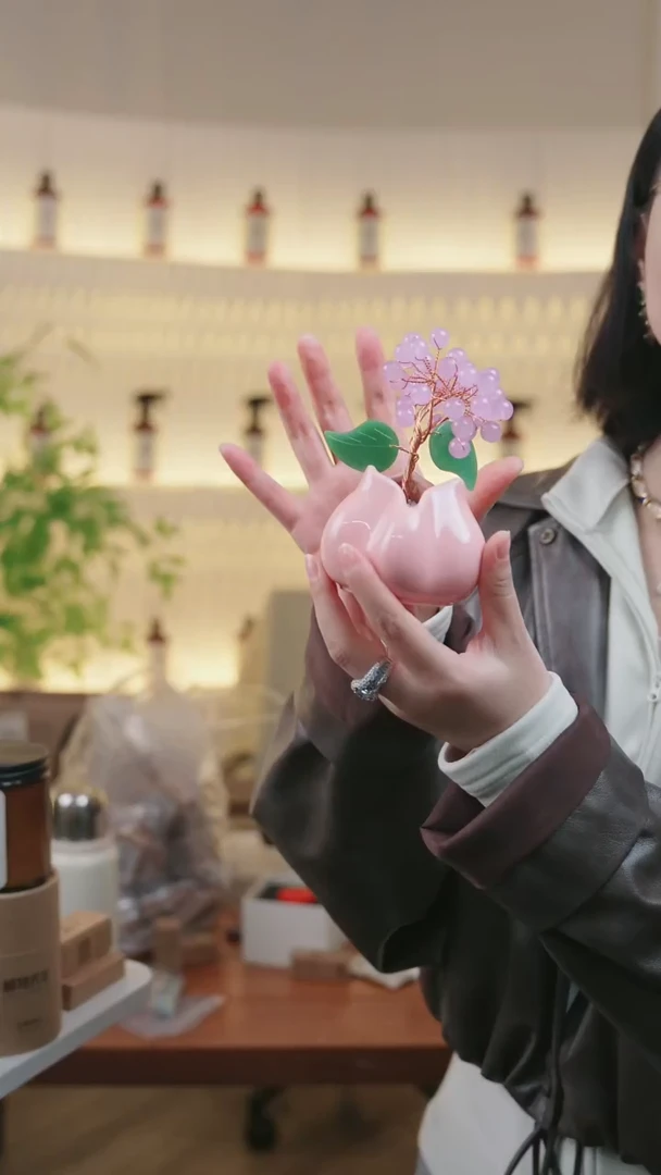 V****?水晶生命之树造型摆件