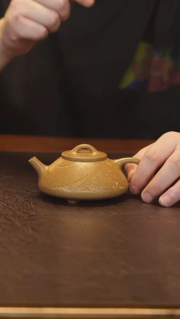 茶壶紫砂曼生石瓢 内推九孔