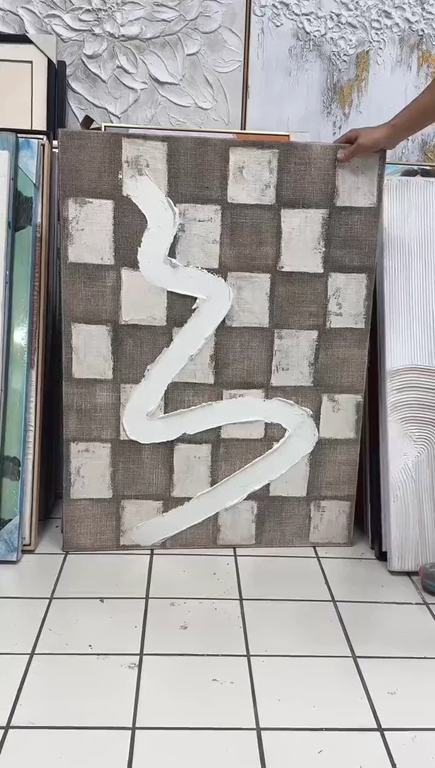 竖款168美术馆 装饰画100*75