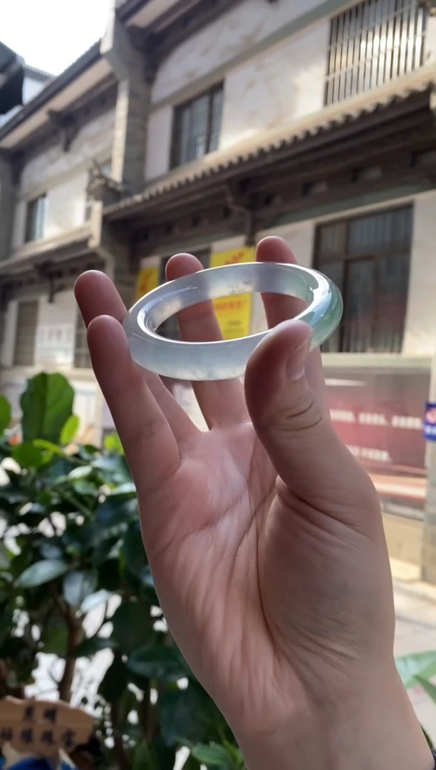 未镶嵌手镯翡翠54圆条