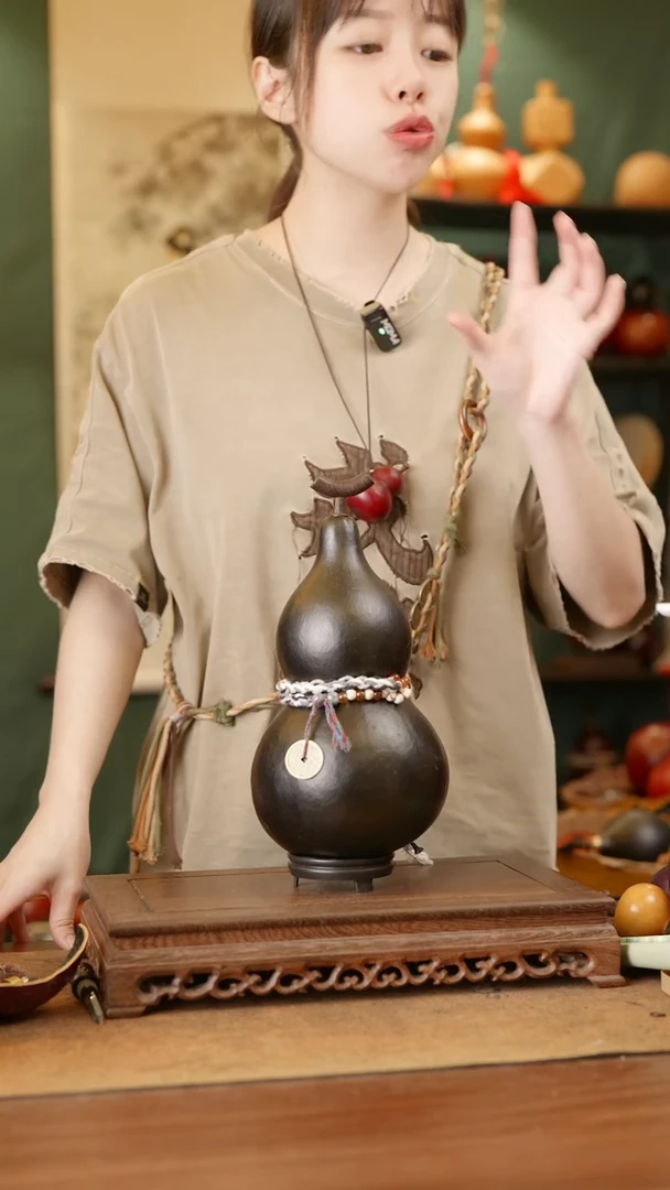 169号精品天然大漆酒葫芦一物一拍~