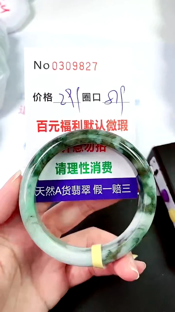 【闪购商品】翡翠手镯未镶嵌00309827