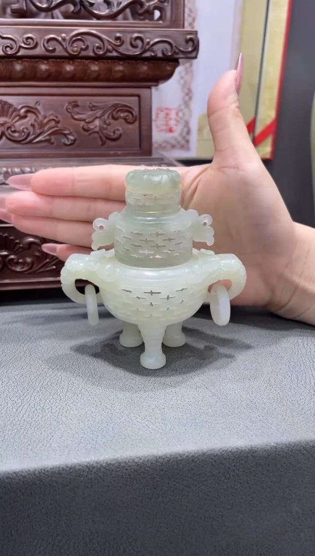 和田玉未镶嵌摆件摆件