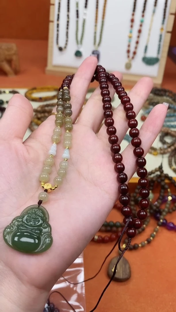 吊坠小叶紫檀印度小叶紫檀佛公项链