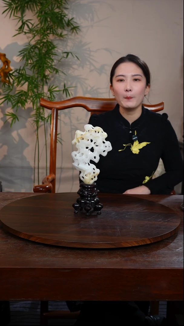 石材精美玉玲珑家居 摆件