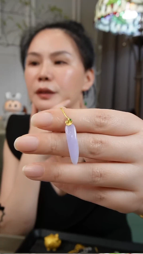 翡翠未镶嵌颈饰天然缅甸翡翠吊坠