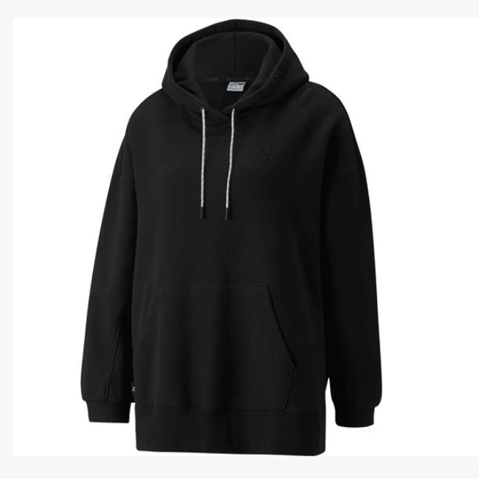 PUMA/彪马【大仓】刺绣宽松连帽套头长袖卫衣女款533421-01-63-65