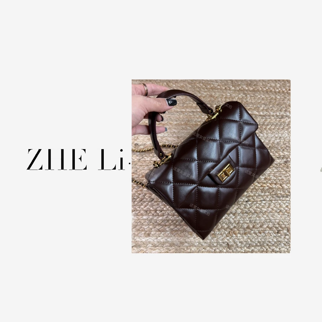 od’here   两色百搭小香牛皮包