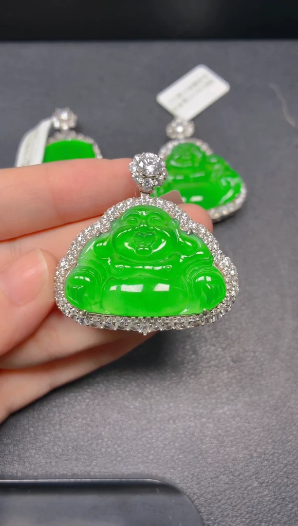 颈饰银S925镶嵌翡翠1