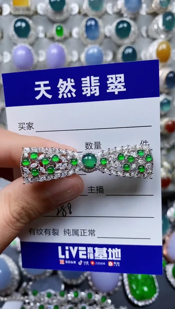 【闪购商品】翡翠颈饰银S925镶嵌0288