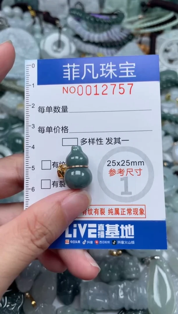 颈饰未镶嵌翡翠12757