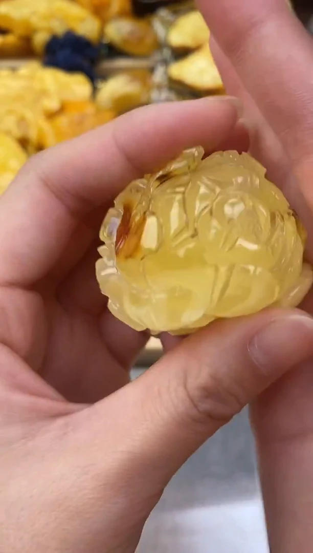 裸石琥珀未镶嵌天然琥珀蜜蜡