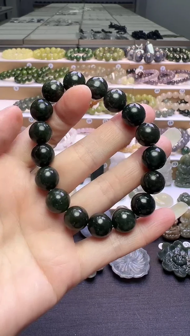 未镶嵌手串和田玉50号链接卡12mm有 包容