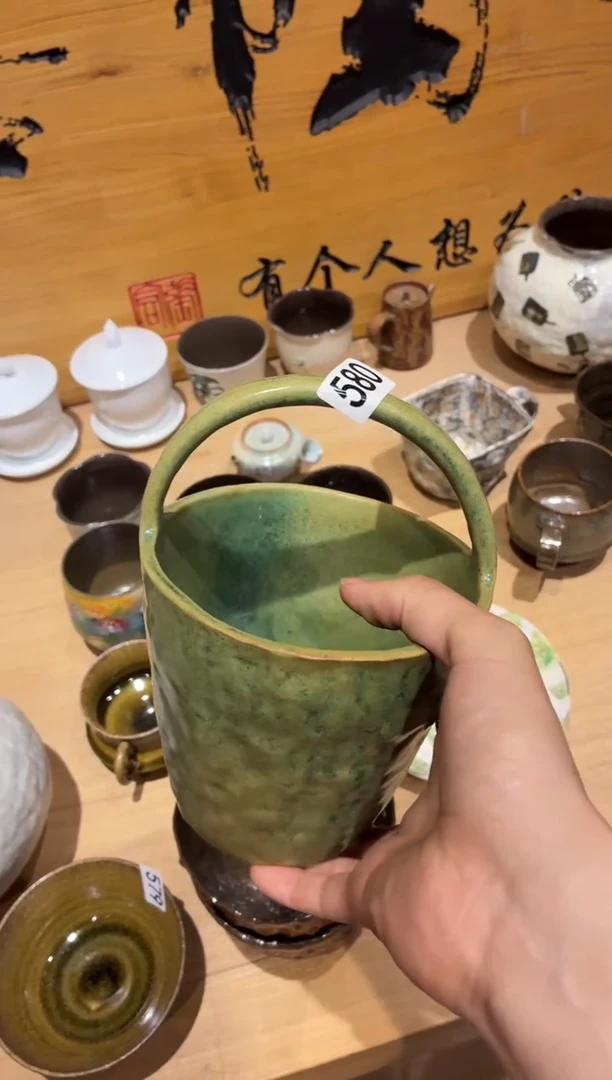 瓷片又****桥580 手工提梁桶1个
