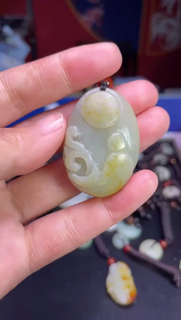 颈饰未镶嵌和田玉123