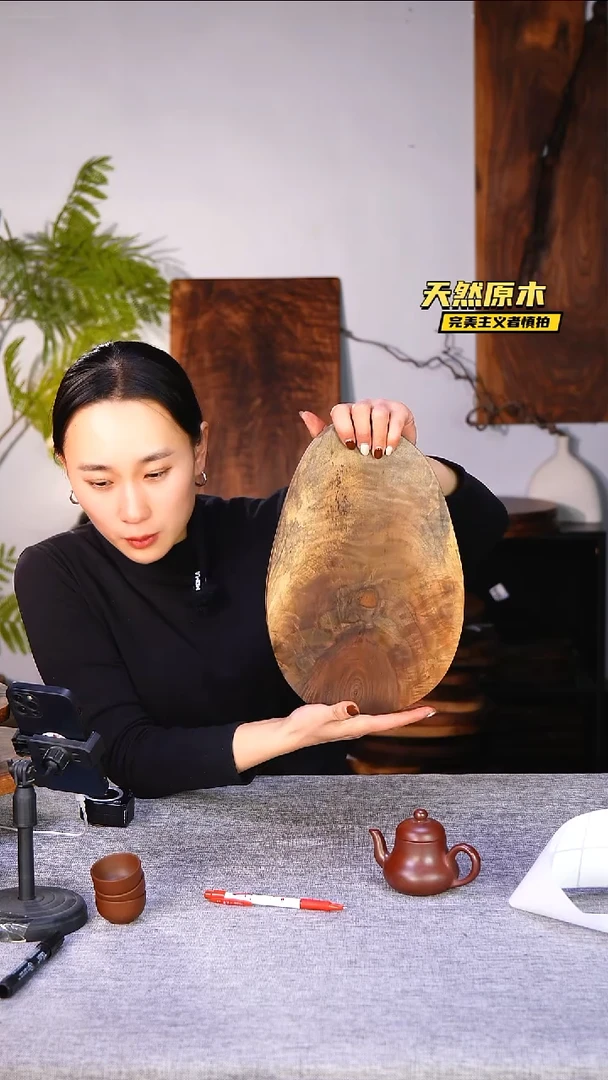 木北美黑胡桃原木.干裂疤结不属于商品质量问题完美主义者慎拍