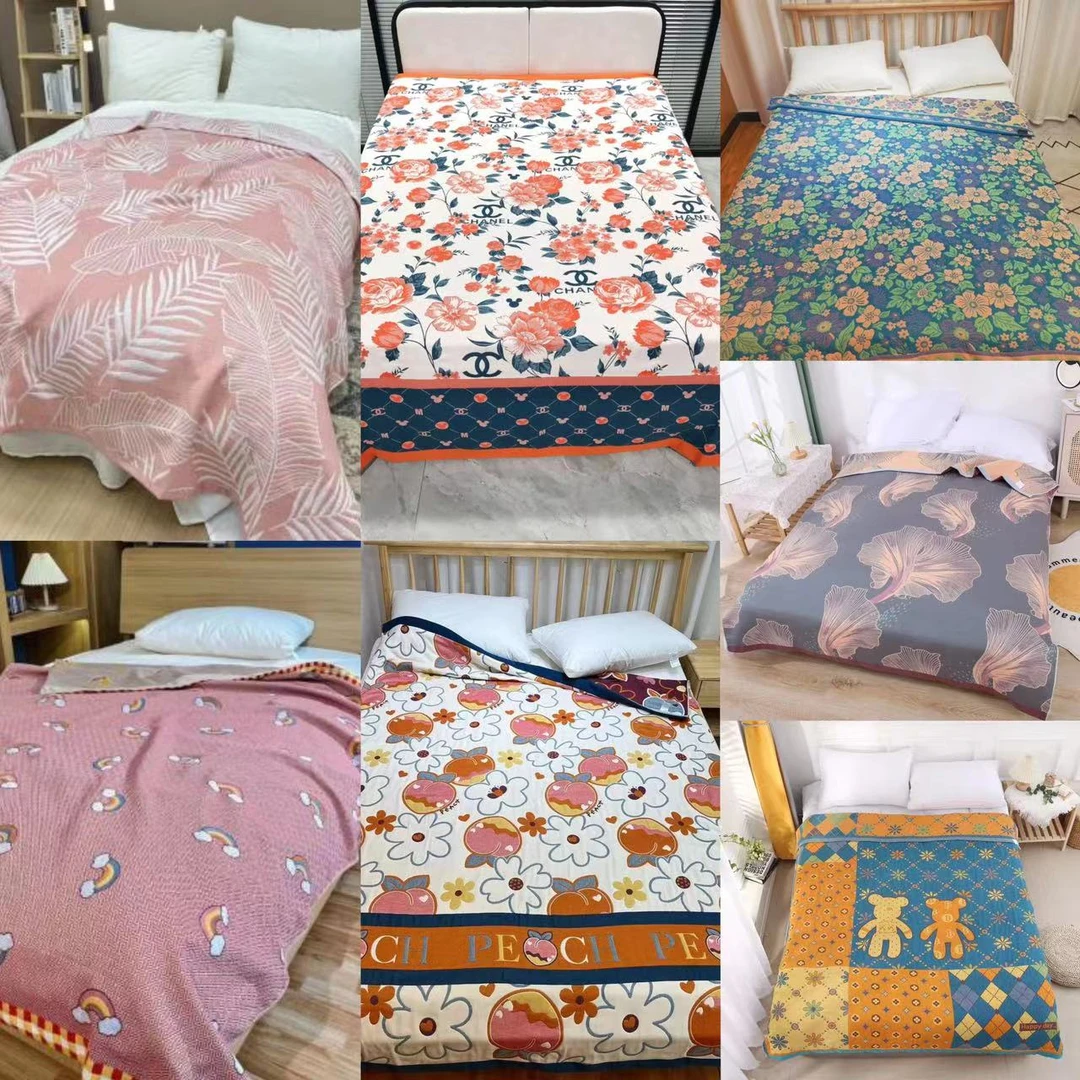 【专属D4】孤品精梳纱布床盖可铺可盖可机洗以直播展示为准