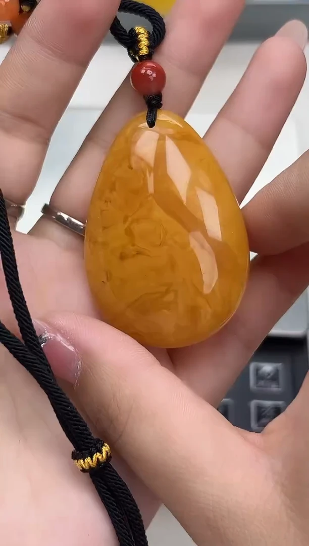 裸石琥珀未镶嵌天然琥珀蜜蜡吊坠