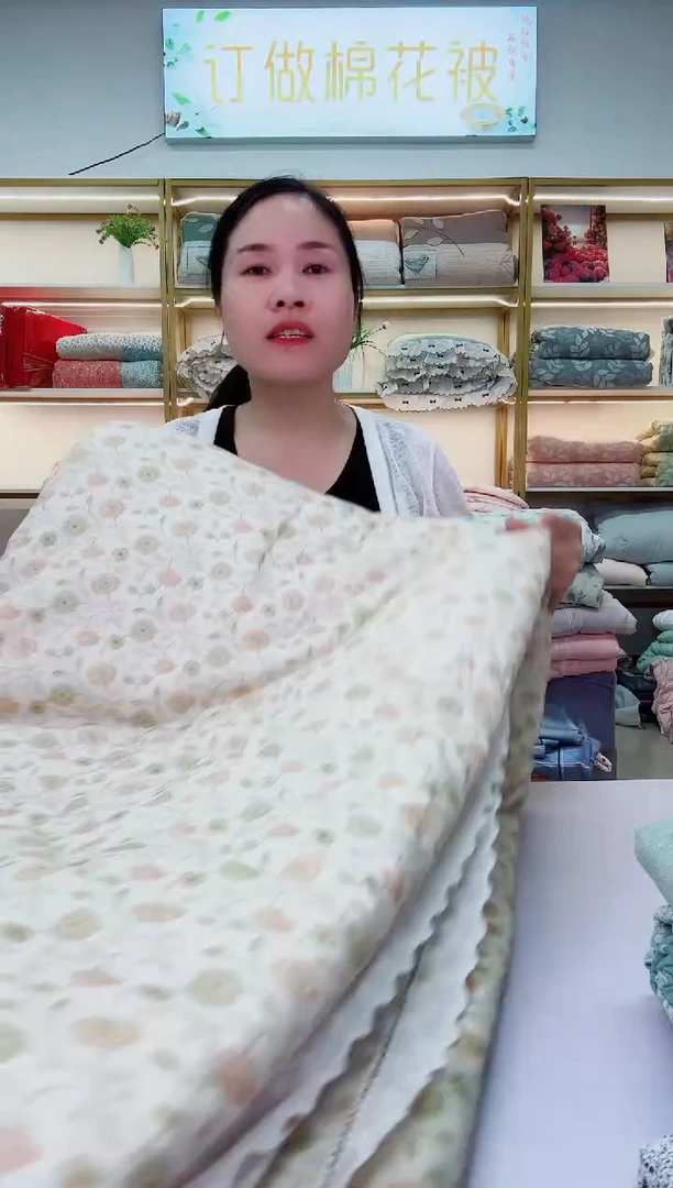 棉高品质双层纱秋冬被单人