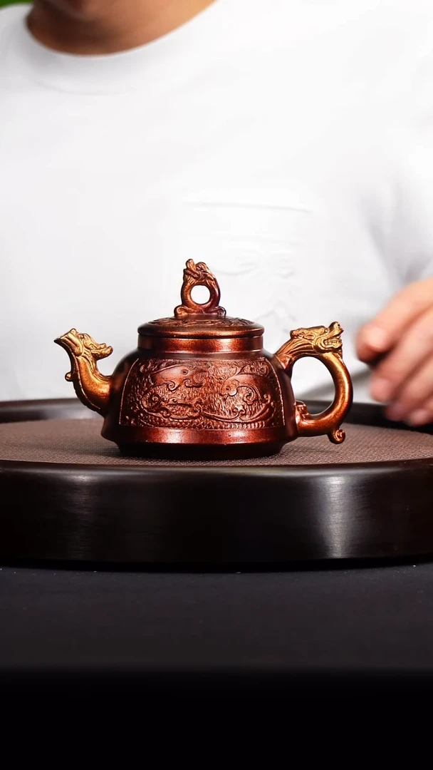 茶壶紫砂 宜兴紫砂原矿壶