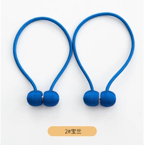 简约耳机磁扣免打孔免安装窗帘磁吸扣窗帘绑绳 批发窗帘直播