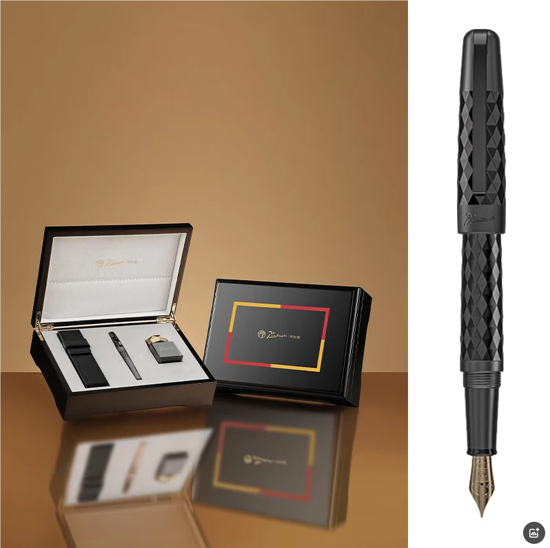 毕加索钢笔卡思维勒14K金笔高端商务礼品生日礼物办公签字86耀蓝