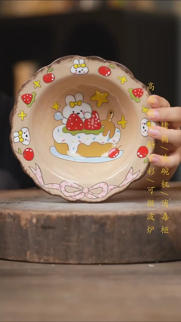 瓷片景德镇高温釉下彩（食品级）