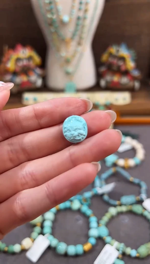 绿松石未镶嵌配饰绿松石配饰