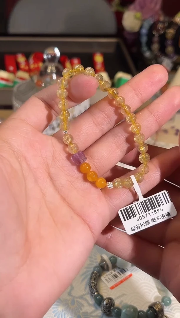 【闪购商品】水晶手链银S925镶嵌Q243