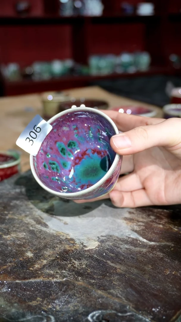 摆件精品窑变钧瓷茶器