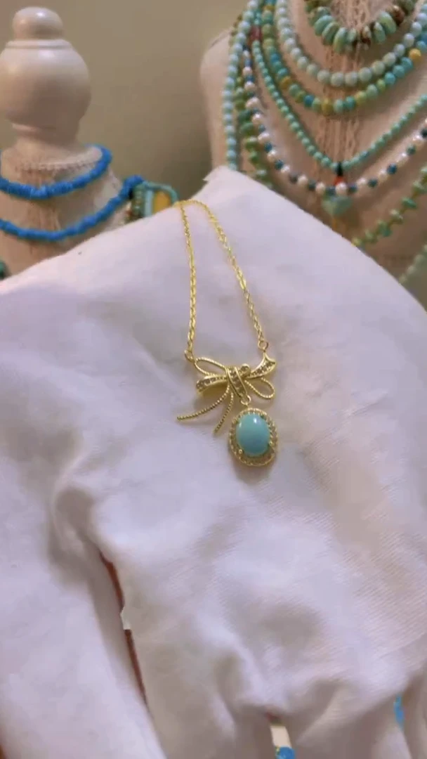 未镶嵌南红玛瑙珠宝半成品蝴蝶结项链